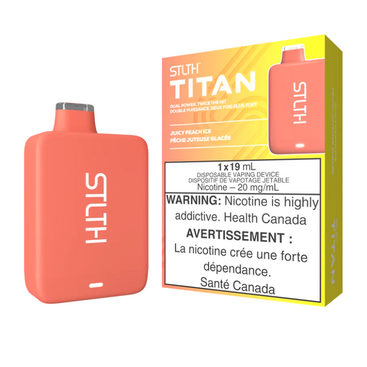 STLTH Titan 10K 10000 Puffs Juicy Peach Ice 20mg