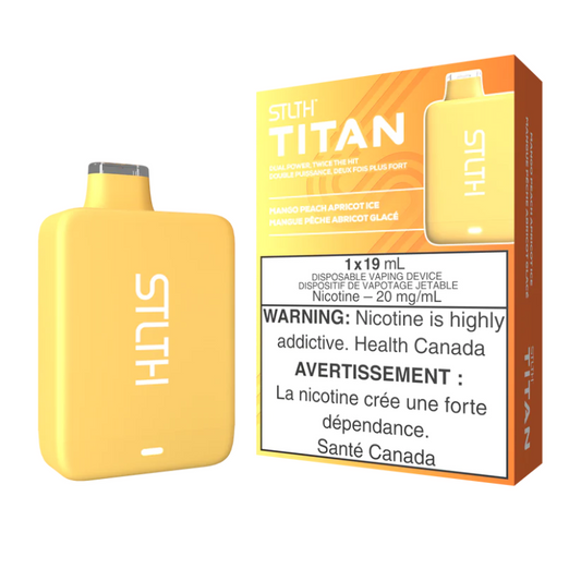 STLTH Titan 10K 10000 Puffs Mango Peach Apricot Ice 20mg