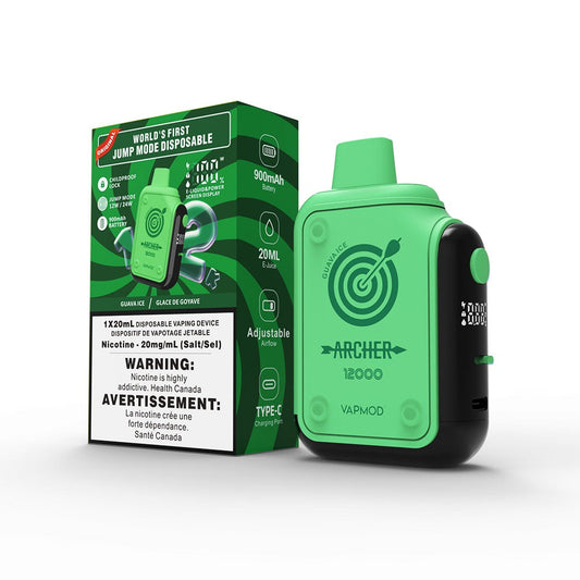 VAPMOD Archer 12000 Guava Ice 12000 Puffs 20mg