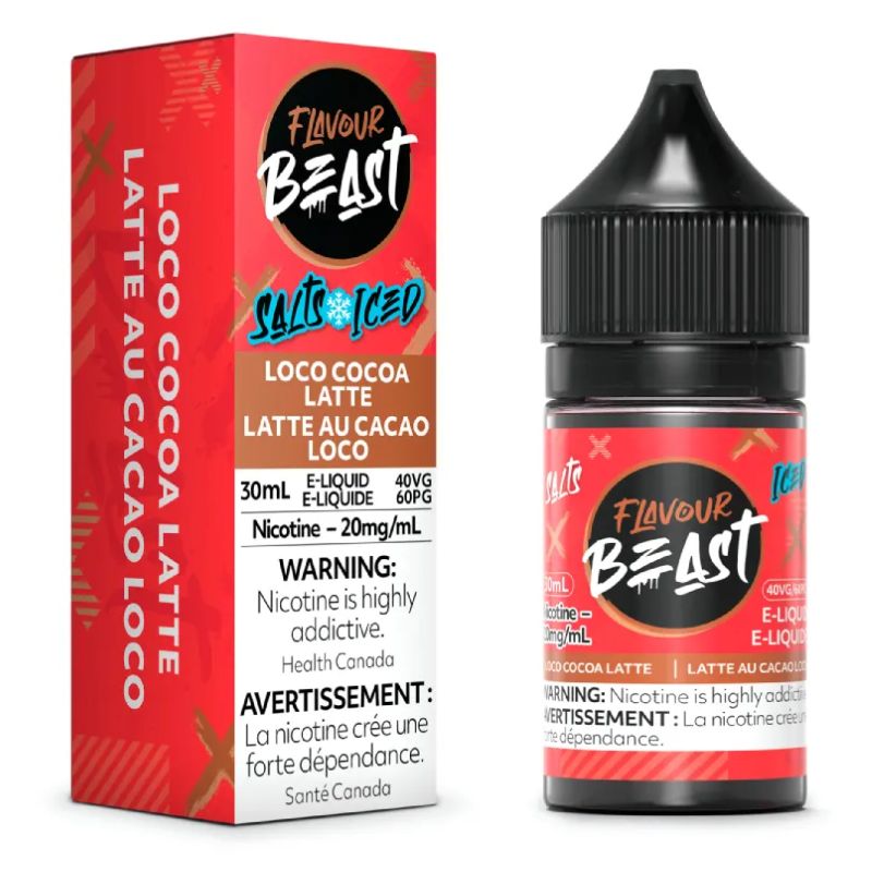 Flavour Beast Salt Juice 30ml Loco Cocoa Latte Iced 10mg 20mg