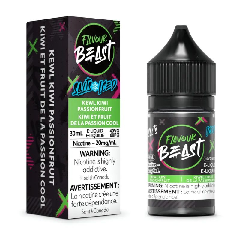 Flavour Beast Salt Juice 30ml Kewl Kiwi Passionfruit Iced