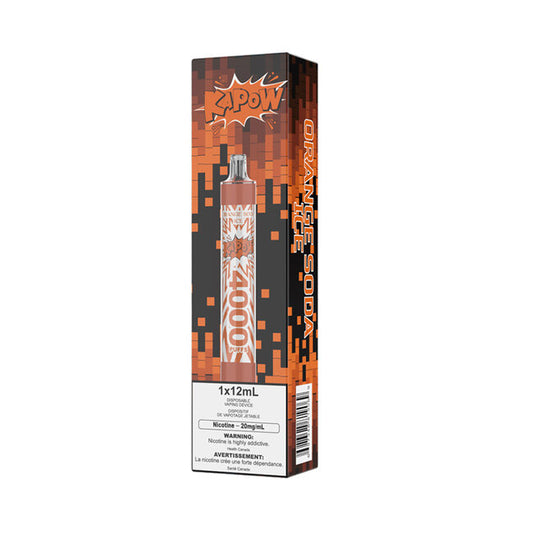 Kapow Disposible 4000 Puffs Orange Soda Ice 20mg&50mg