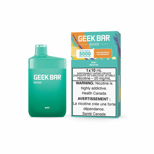 Geek Bar B5000 5000 Puffs Mint 20mg