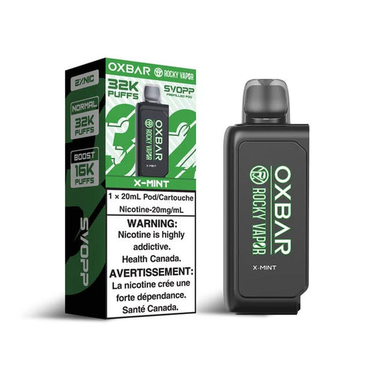 Svopp Rocky Vapor Oxbar [Prefilled Pods] 32K - X Mint