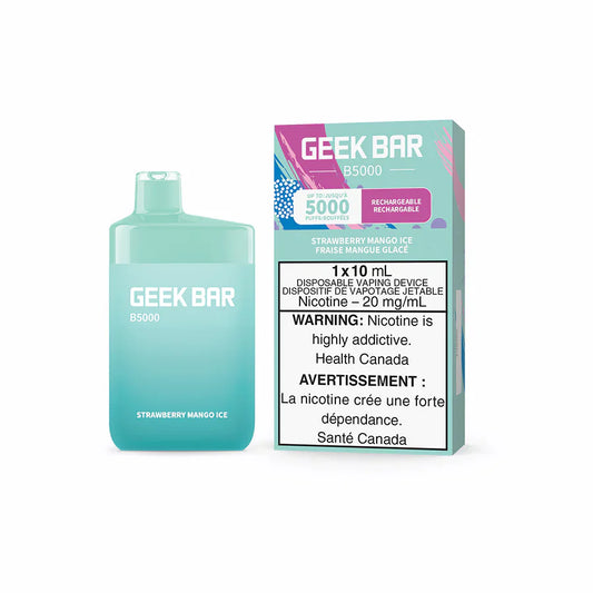 Geek Bar B5000 5000 Puffs Strawberry Mango Ice 20mg